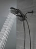 HydroRain&reg; 4-Setting Two-in-One Shower Head (Recertified)
