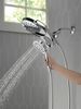 HydroRain&reg; 4-Setting Two-in-One Shower Head (Recertified)