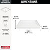 Classic 500 Shower Base 36"x36"