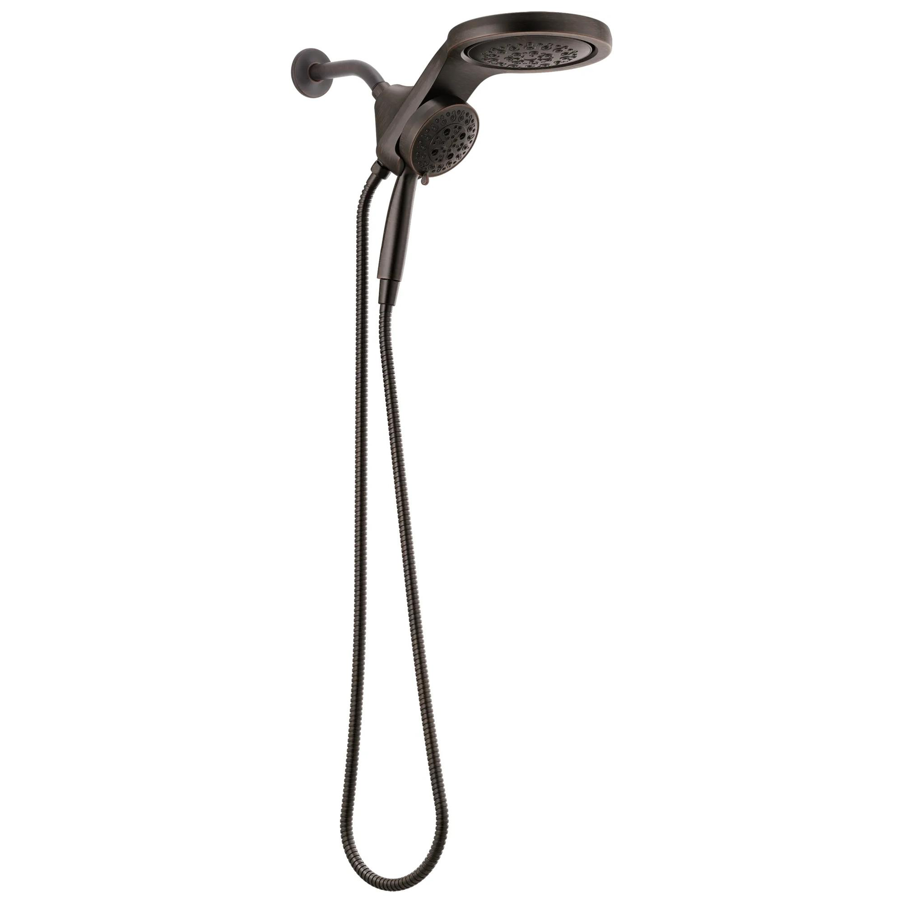 HydroRain&reg; H2Okinetic&reg; 5-Setting Two-in-One Shower Head (Recertified)