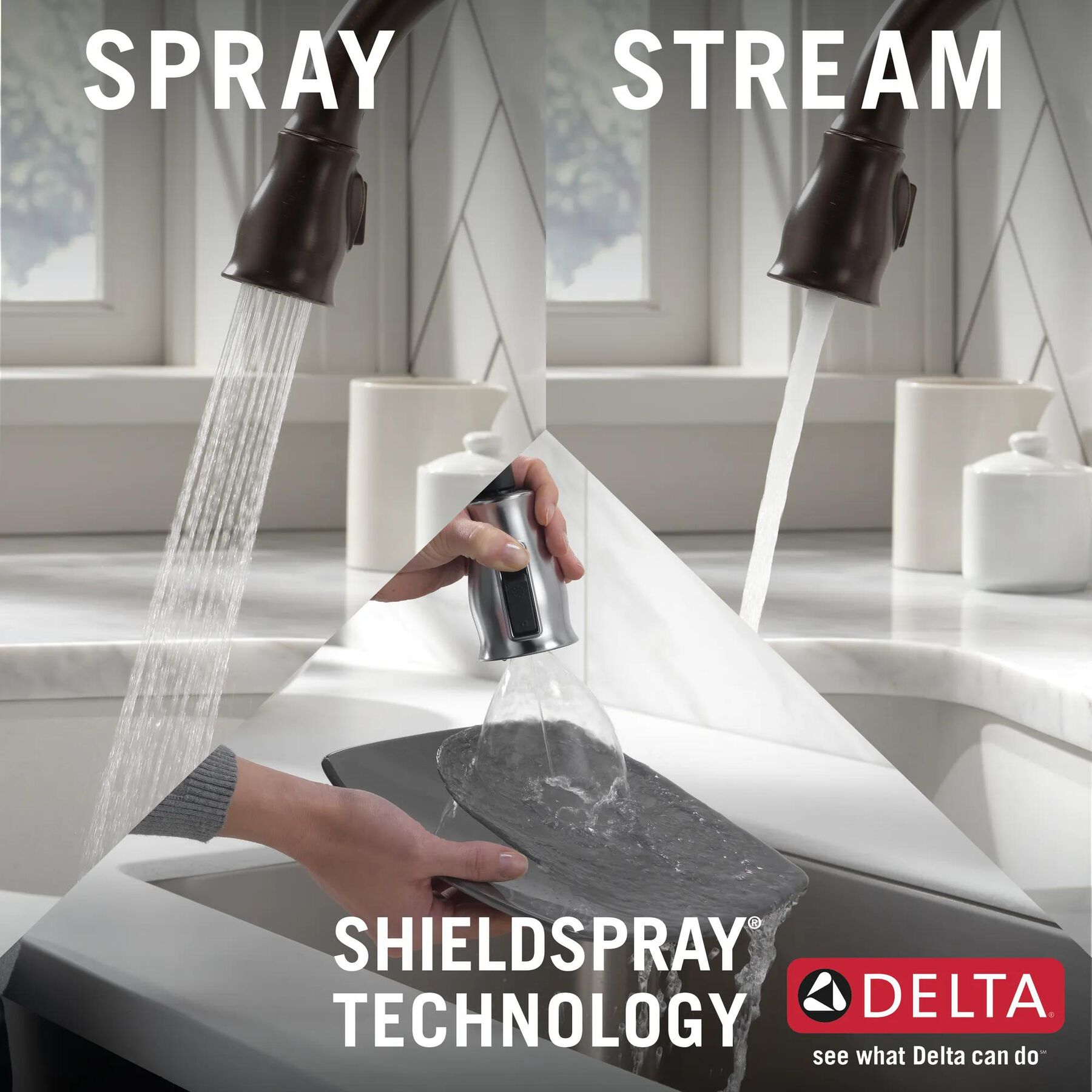 Single Handle Pull-Down Kitchen Faucet with Touch<sub>2</sub>O&reg; and ShieldSpray&reg; Technologies