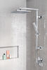 Single-Setting Metal Raincan Shower Head