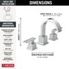 Widespread Lavatory Faucet with Shower Trim Bundle - 14 Series