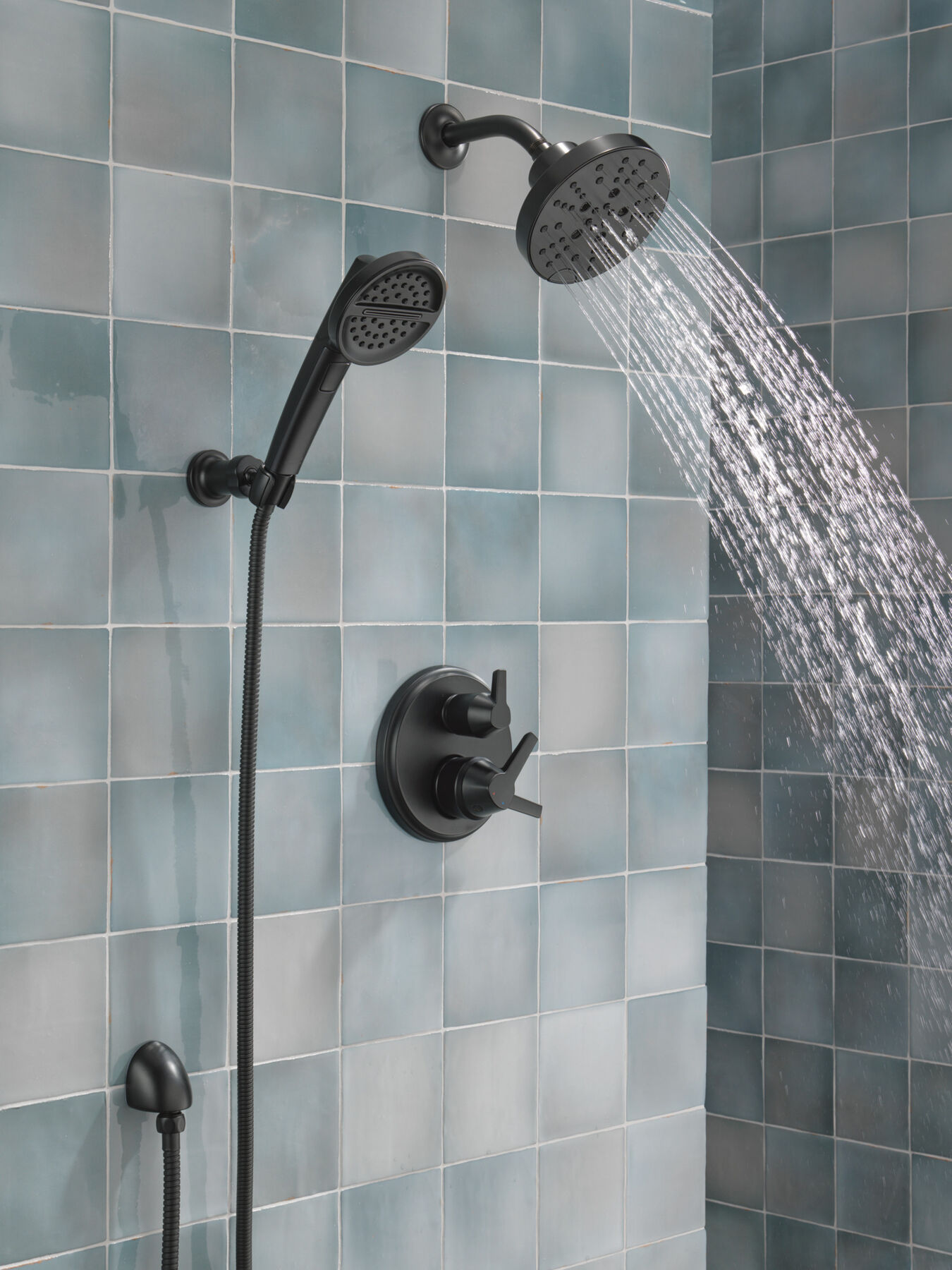 H<sub>2</sub>Okinetic&reg; 5-Setting Contemporary Raincan Shower Head