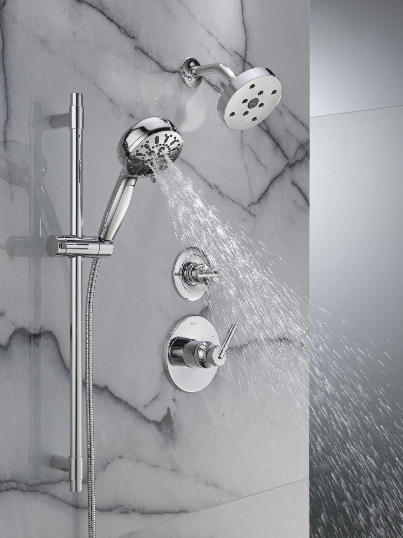 3-Function Custom Shower Bundle with ProClean Hand Shower