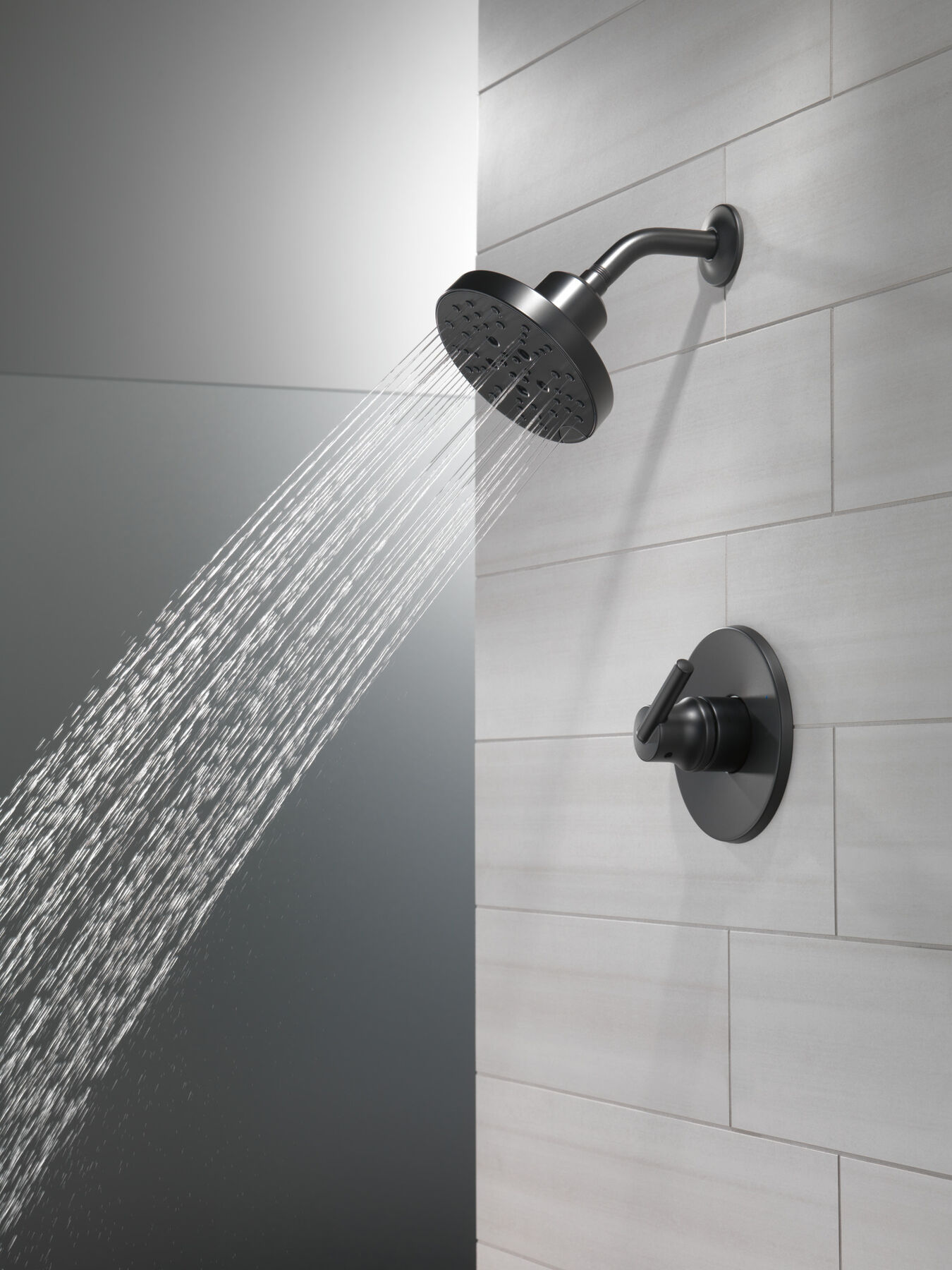 H<sub>2</sub>Okinetic&reg; 5-Setting Contemporary Raincan Shower Head