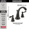 Two Handle Widespread Bathroom Faucet