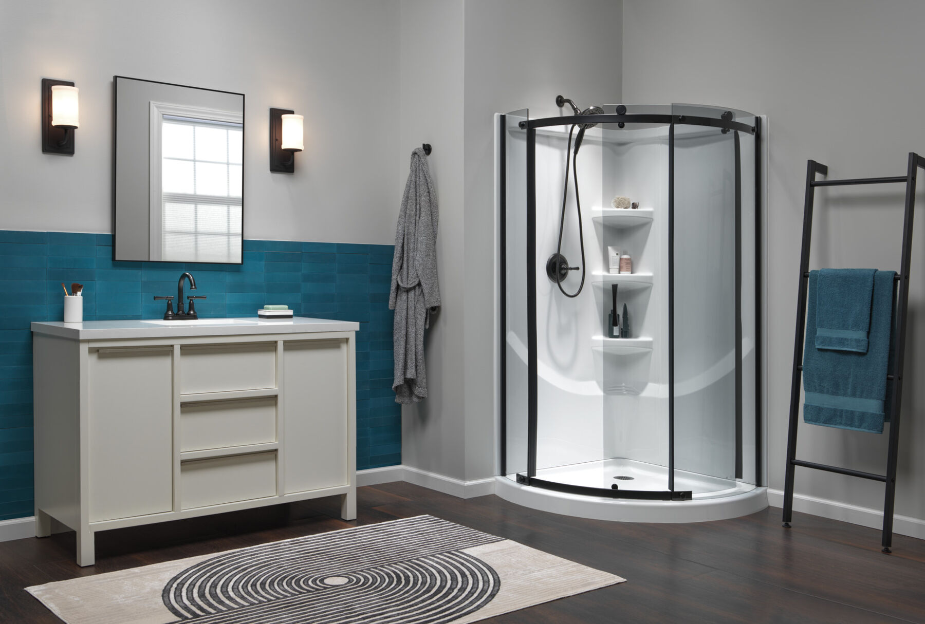 Round Corner Shower Enclosure