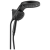 HydroRain&reg; H<sub>2</sub>Okinetic&reg; 5-Setting Two-in-One Shower Head (Recertified)