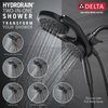 HydroRain&reg; 4-Setting Two-in-One Shower Head (Recertified)