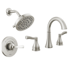 Widespread Lavatory Faucet with 14 Series Shower Trim and Rough Bundle