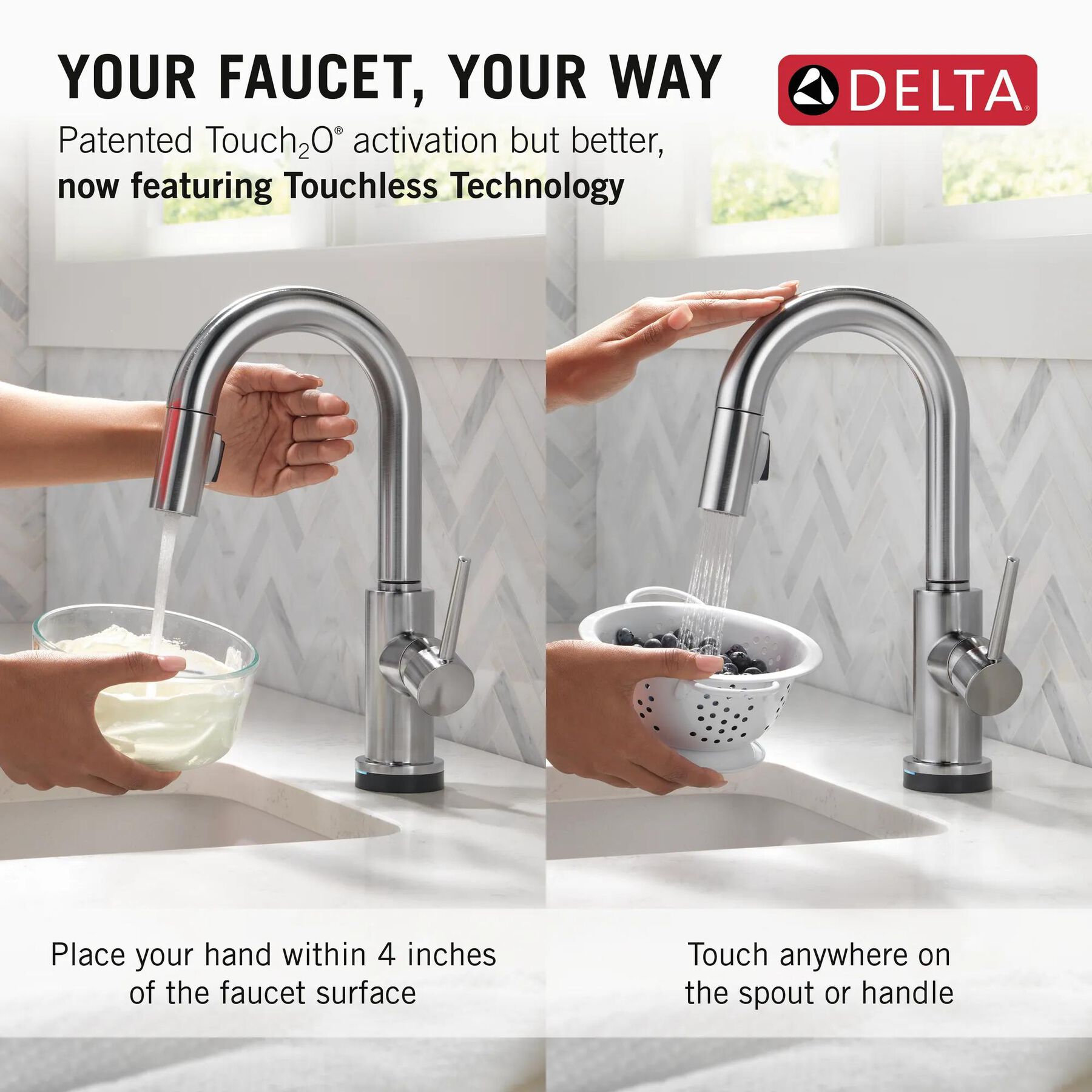 Touch2O&reg; Bar / Prep Faucet with Touchless Technology