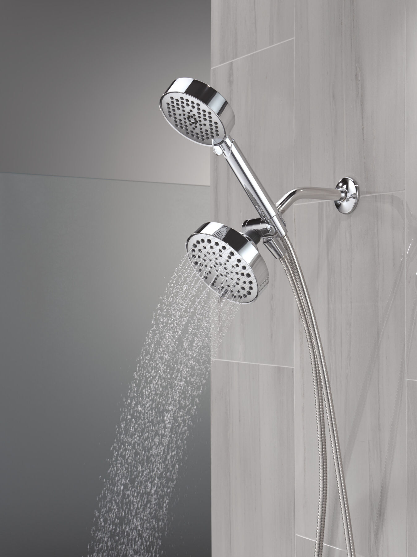5-Setting Two-in-One Combination Shower with Additional Mount