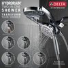 HydroRain&reg; 4-Setting Two-in-One Shower Head (Recertified)