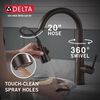 Single Handle Pull-Down Kitchen Faucet with Touch<sub>2</sub>O&reg; Technology