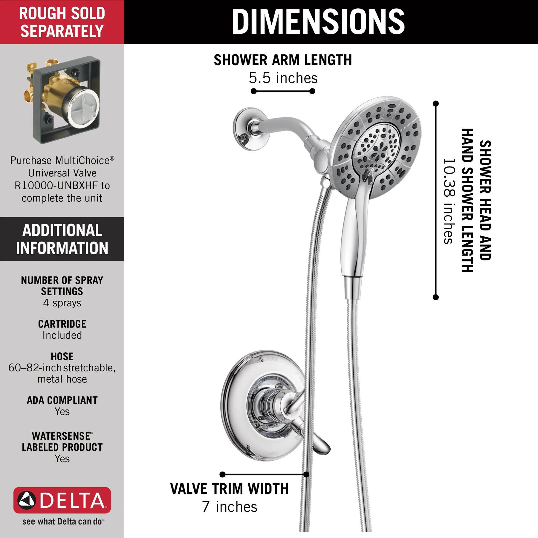 Monitor&reg; 17 Series Shower Trim with In2ition&reg;