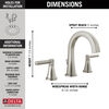 Two Handle Widespread Bathroom Faucet