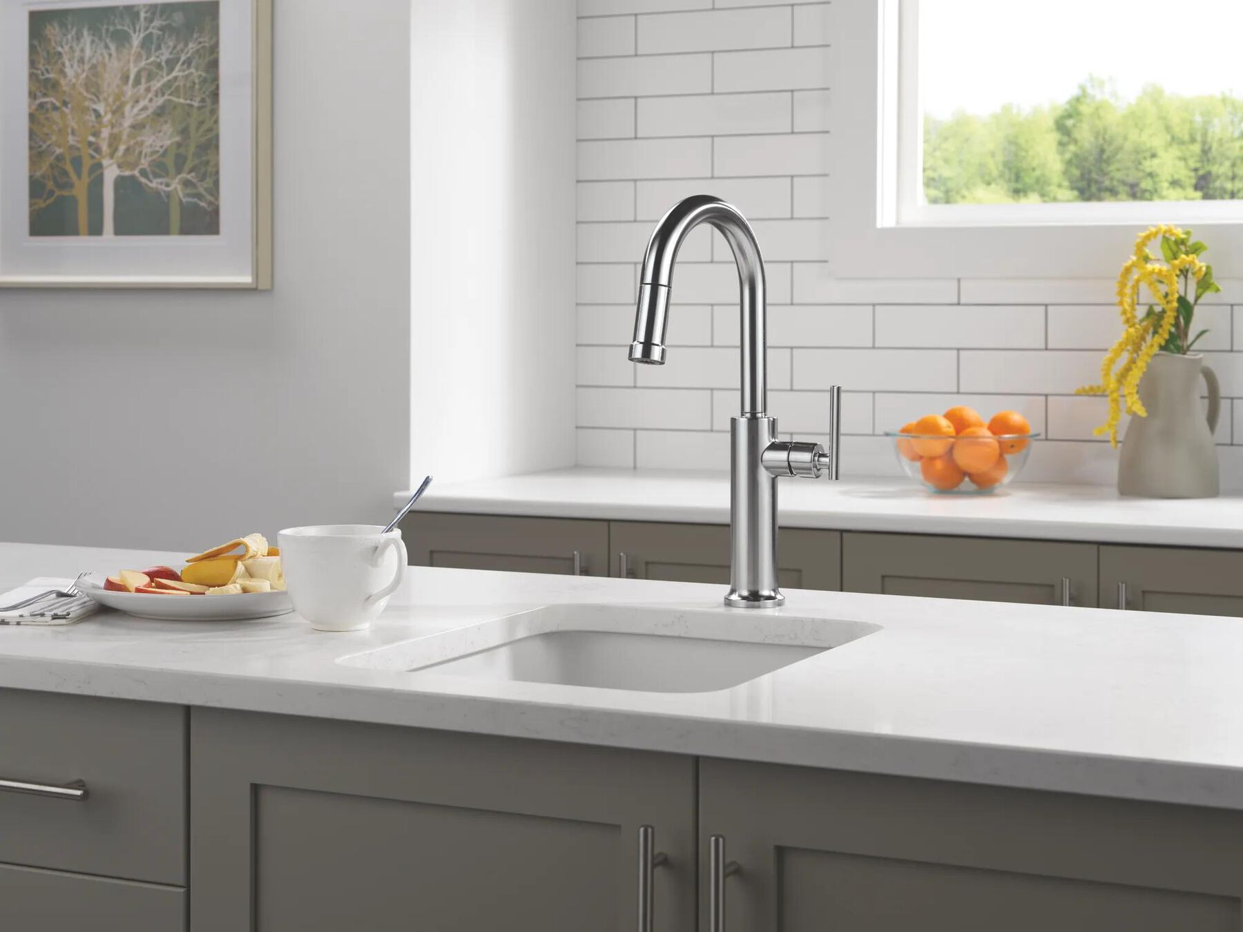 Single Handle Pull-Down Bar / Prep Faucet