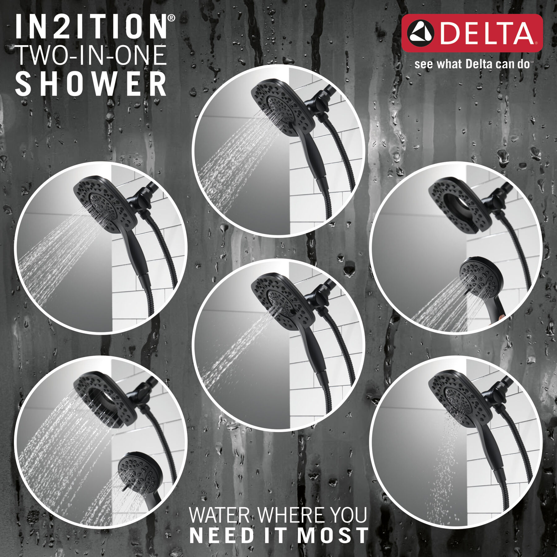 In2ition&reg; HSSH 1.75 GPM 4-Setting (Recertified)