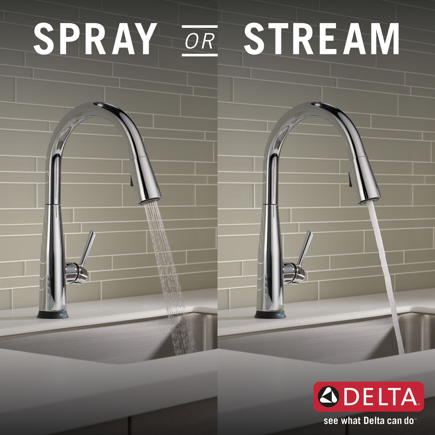 Single Handle Pull-Down Kitchen Faucet with Touch<sub>2</sub>O&reg; Technology