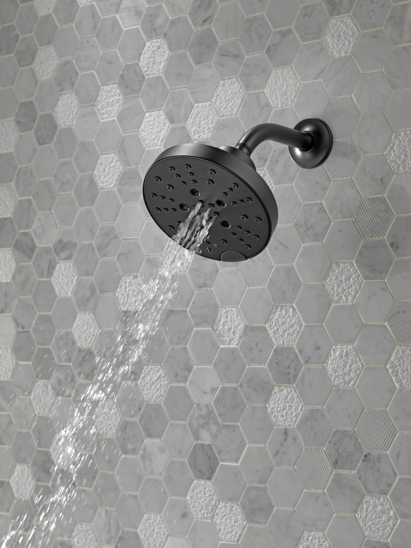 H<sub>2</sub>Okinetic&reg; 5-Setting Contemporary Raincan Shower Head