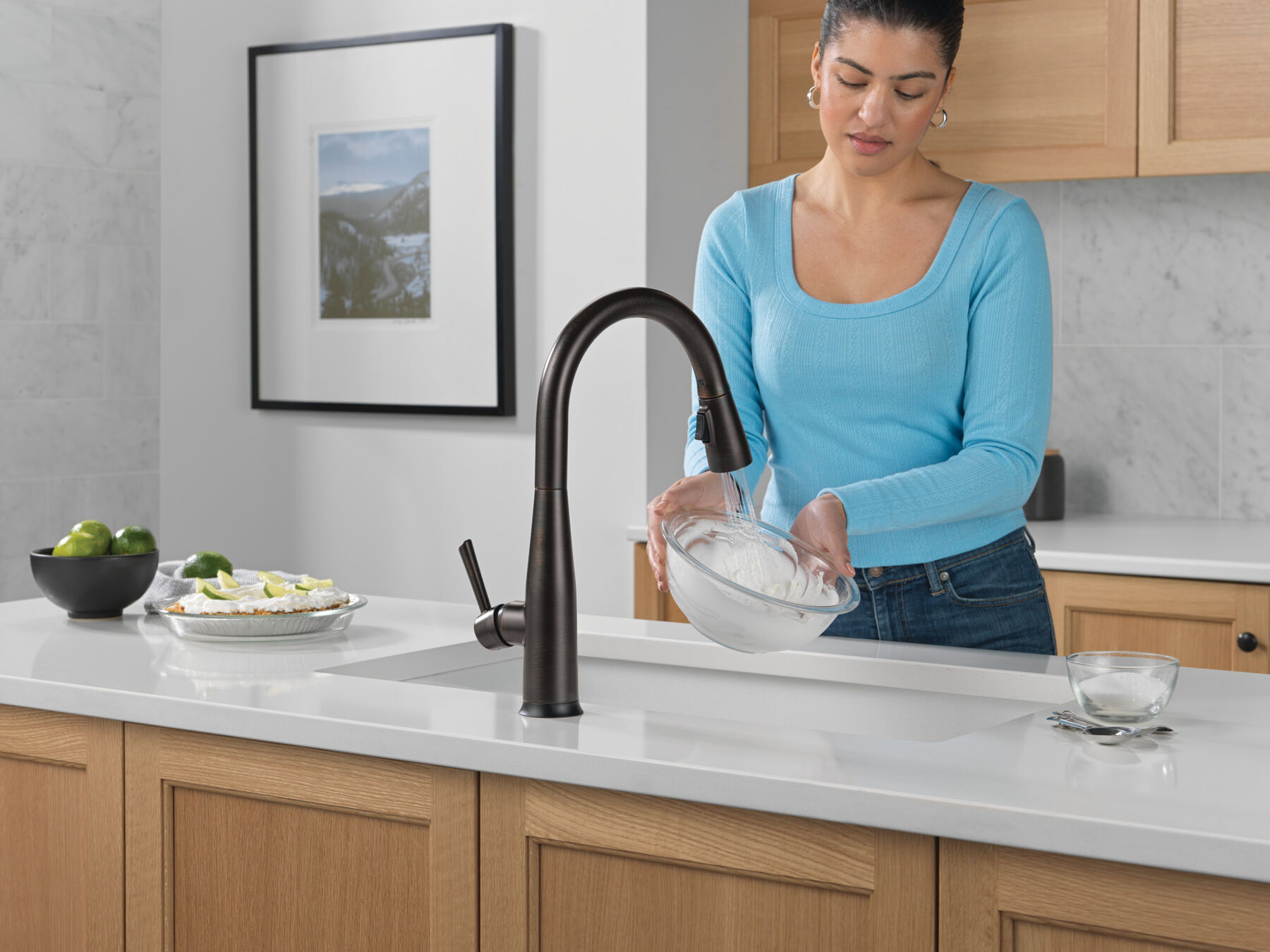 VoiceIQ&reg; Single Handle Pull-Down Faucet with Touch<sub>2</sub>O&reg; Technology