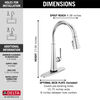 Single Handle Pull-Down Kitchen Faucet with Touch<sub>2</sub>O&reg; Technology
