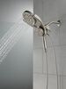 HydroRain&reg; 4-Setting Two-in-One Shower Head (Recertified)