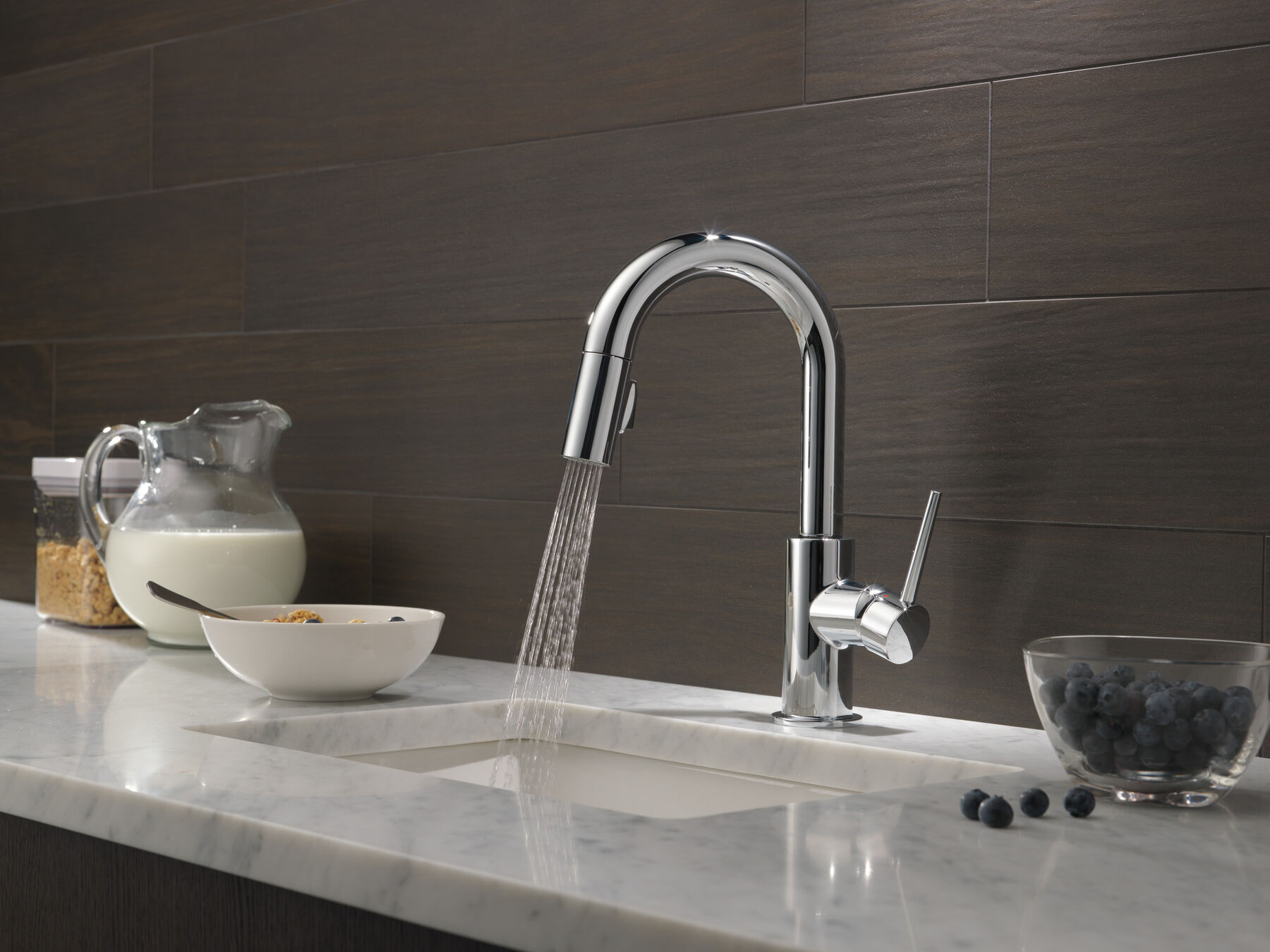 Single Handle Pull-Down Bar/Prep Kitchen Limited Swivel