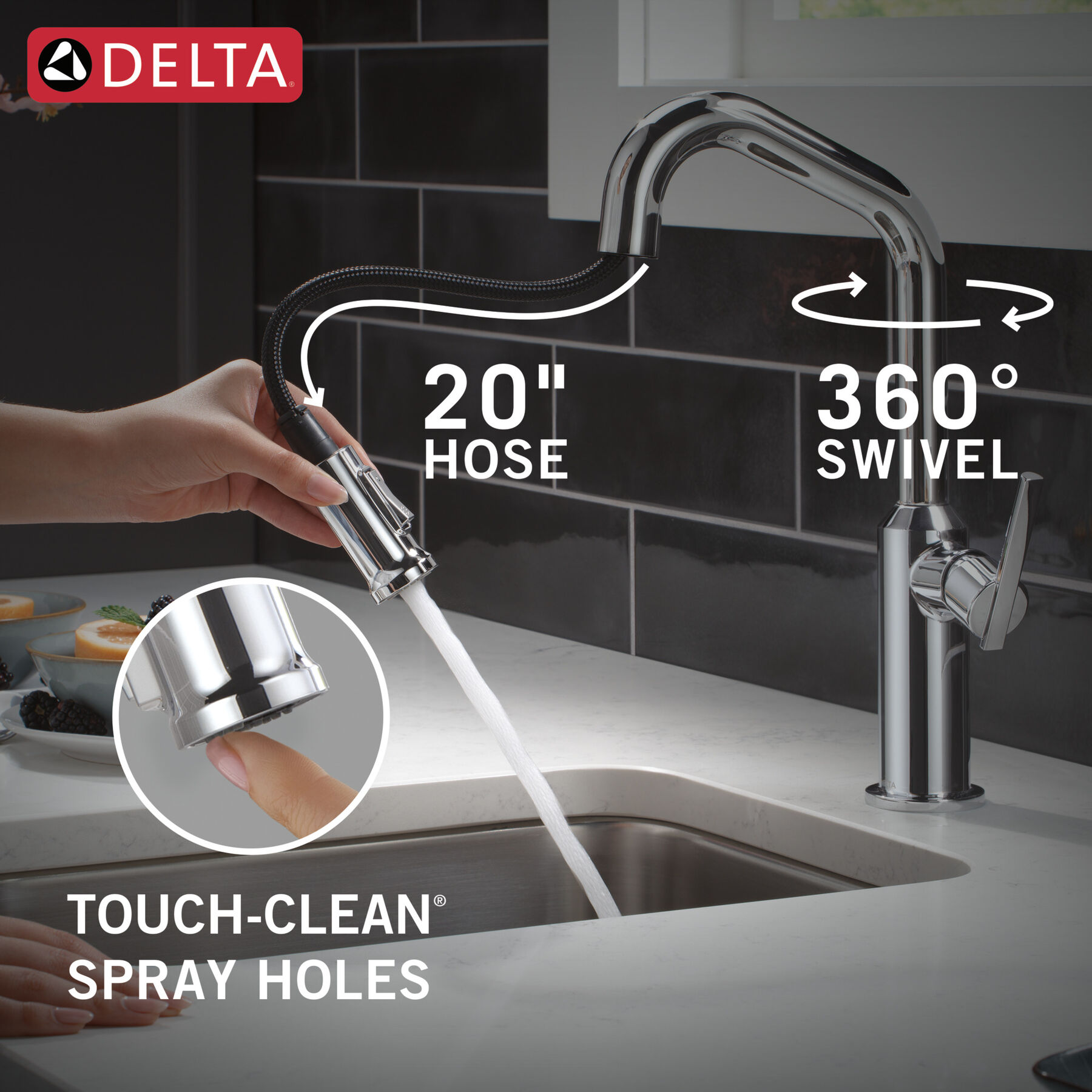 Single Handle Pull-Down Bar/Prep Faucet