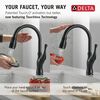 Touch<sub>2</sub>O&reg; Technology Kitchen Faucet with Touchless Technology
