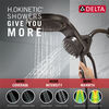 HydroRain&reg; H2Okinetic&reg; 5-Setting Two-in-One Shower Head (Recertified)