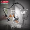 Single Handle Pull-Down Kitchen Faucet with Touch<sub>2</sub>O&reg; and ShieldSpray&reg; Technologies
