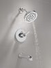 Widespread Lavatory Faucet with 14 Series Tub Shower Trim and Bathroom Accessories Bundle