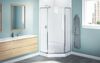 38x38 Corner Shower Bundle - Framed Neo