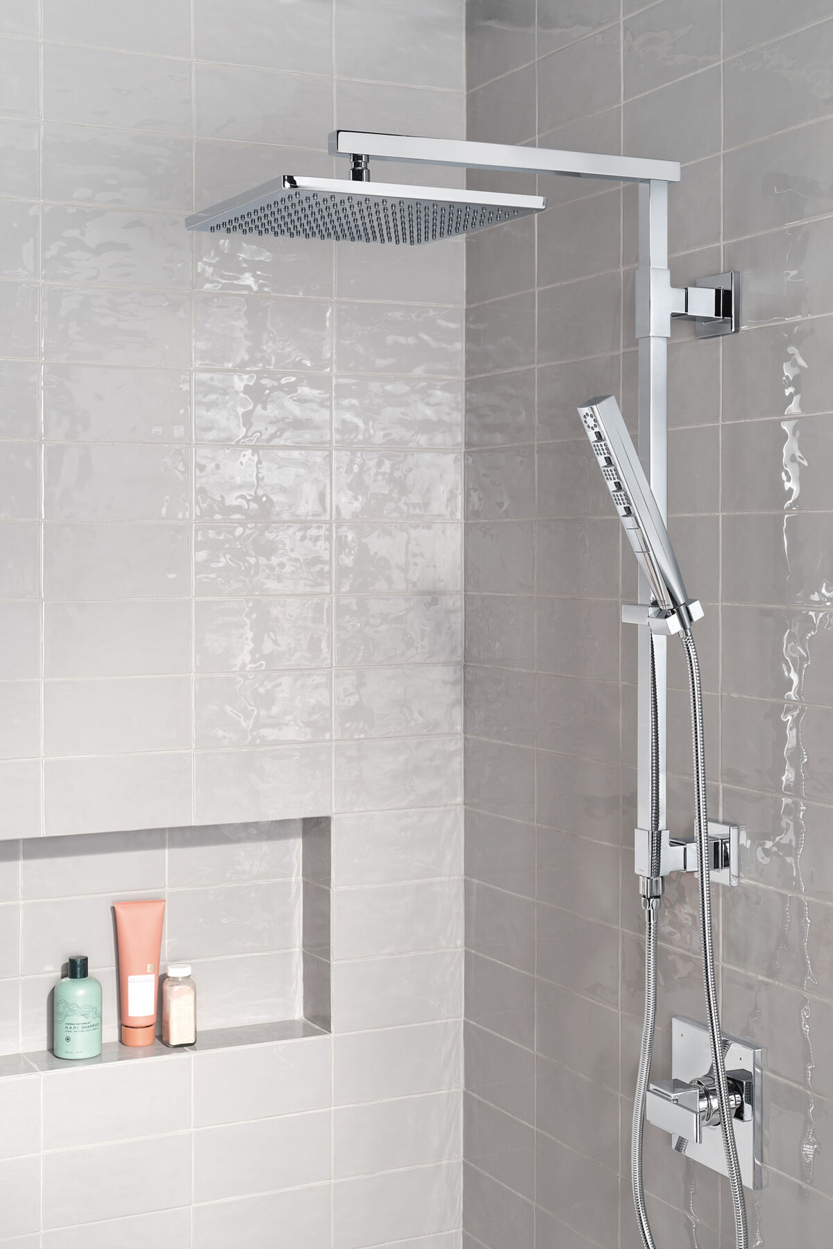 Single-Setting Metal Raincan Shower Head
