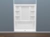 60x32 Alcove Shower Base and Wall Set Bundle - Center Drain