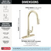 Single Handle Kitchen Pull-Down Faucet