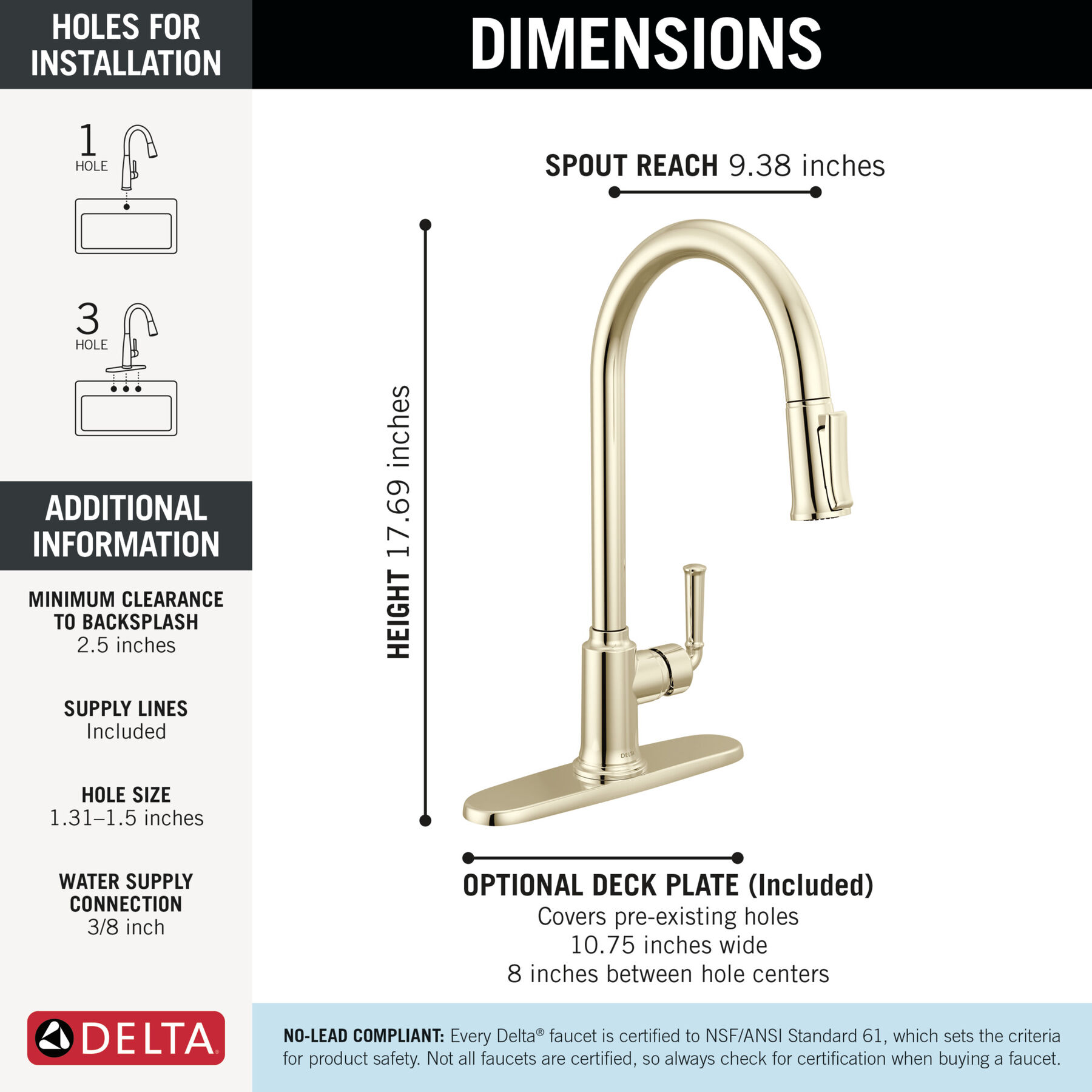 Single Handle Kitchen Pull-Down Faucet
