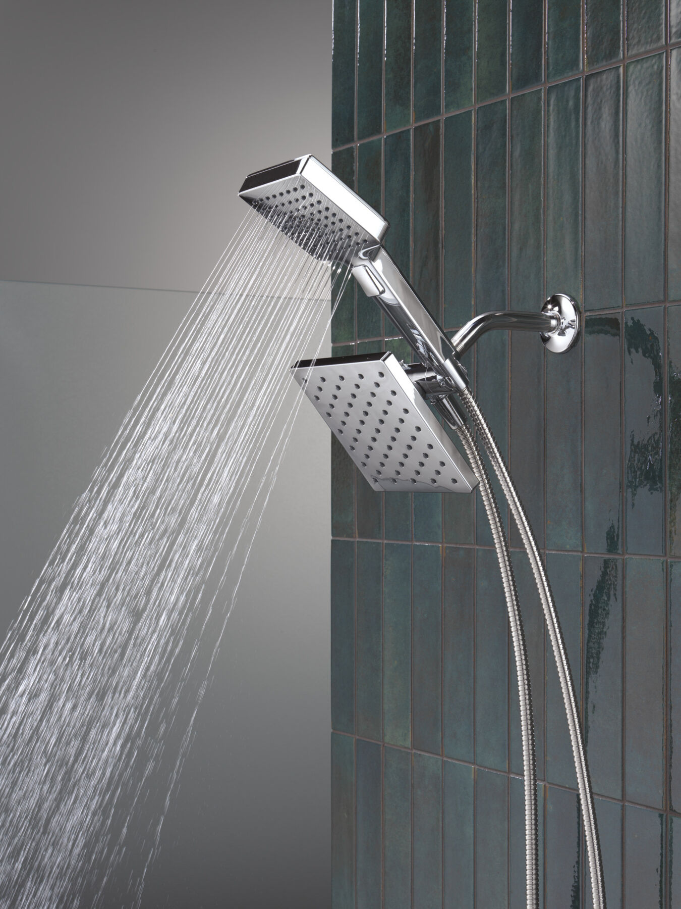 5-Setting Two-in-One Combination Shower with Additional Mount