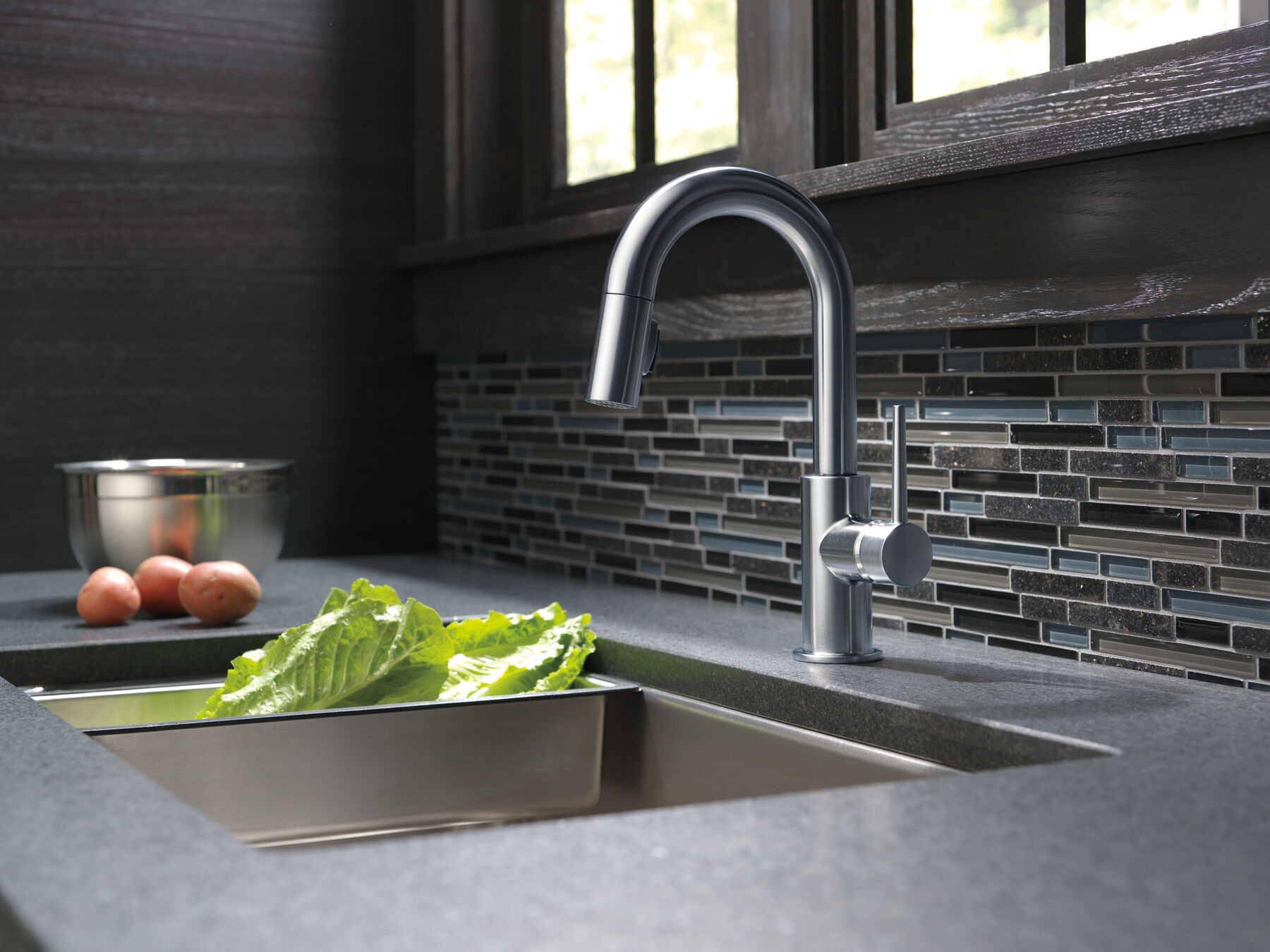 Single Handle Pull-Down Bar / Prep Faucet