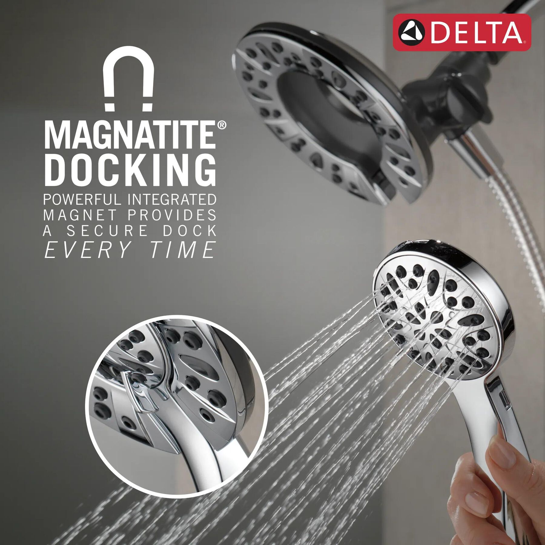 In2ition&reg; 4-Setting Two-in-One Shower