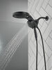 HydroRain&reg; H<sub>2</sub>Okinetic&reg; 5-Setting Two-in-One Shower Head (Recertified)