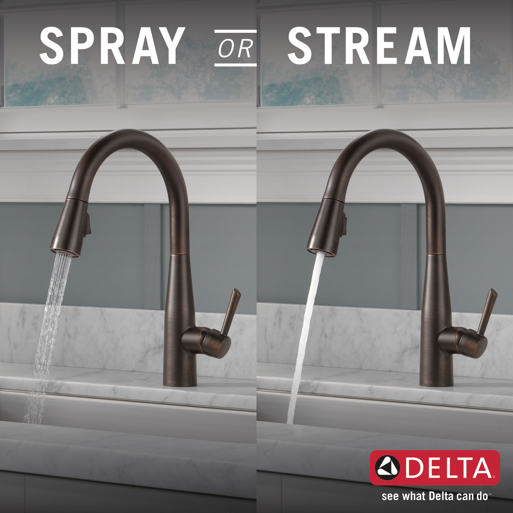 Single Handle Pull-Down Kitchen Faucet