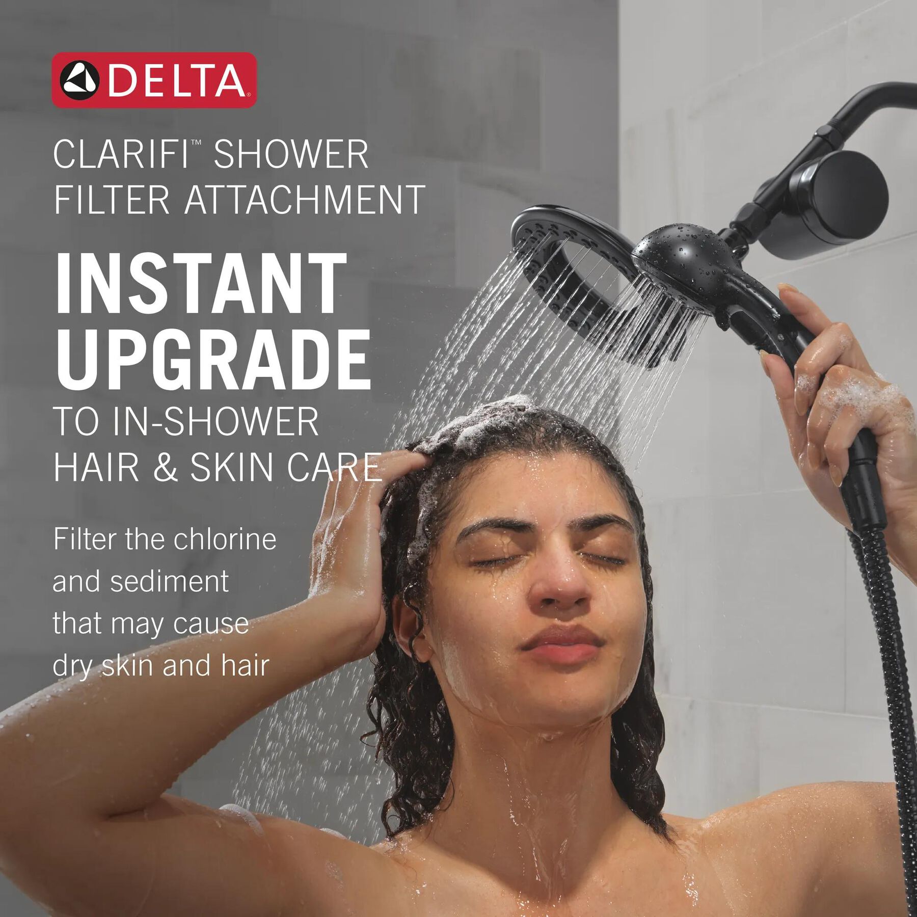 Shower Filter Attachment with 4-Setting In2ition&reg;
