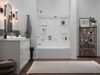 60x30 Alcove Bathtub Bundle - Left