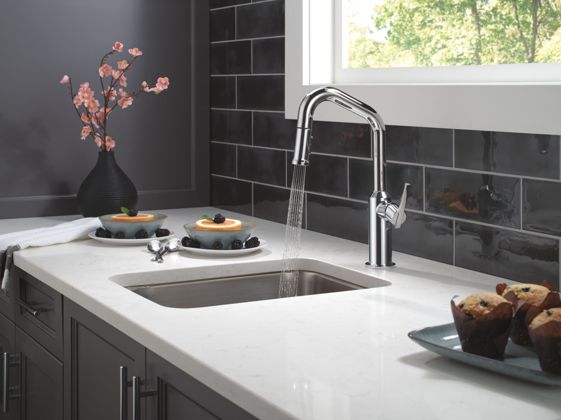 Single Handle Pull-Down Bar/Prep Faucet