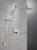 Angular Modern Push-Button Shower