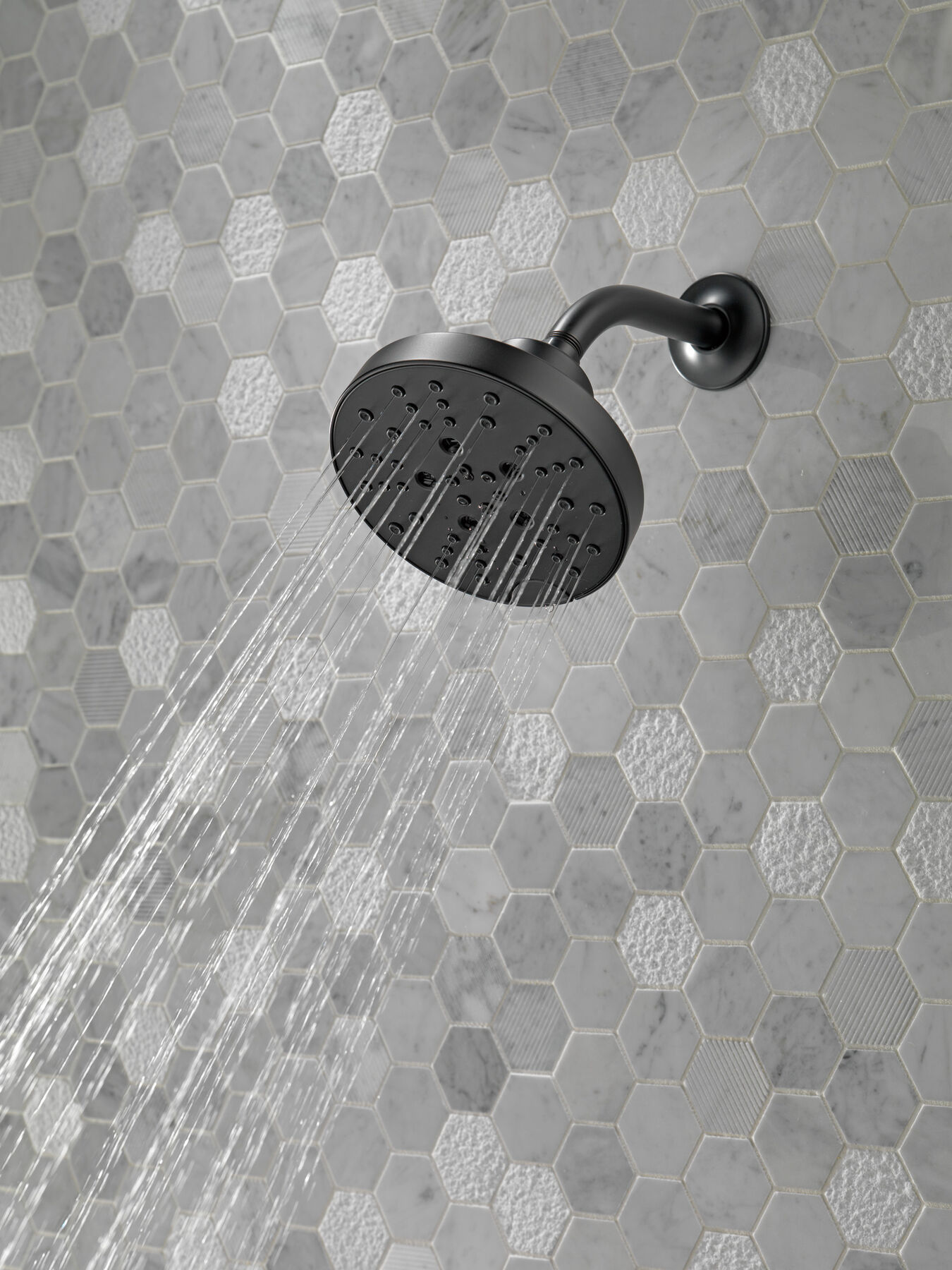 H<sub>2</sub>Okinetic&reg; 5-Setting Contemporary Raincan Shower Head