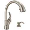 Single Handle Pull-Out Kitchen Faucet with Soap Dispenser and ShieldSpray&reg; Technology